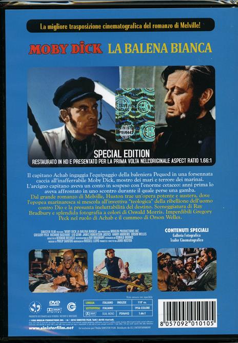 Moby Dick la balena bianca di John Huston - DVD - 2