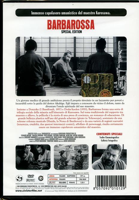Barbarossa<span>.</span> Special Edition di Akira Kurosawa - DVD - 2