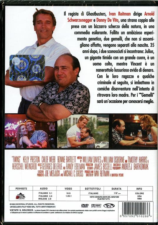 I gemelli di Ivan Reitman - DVD - 2