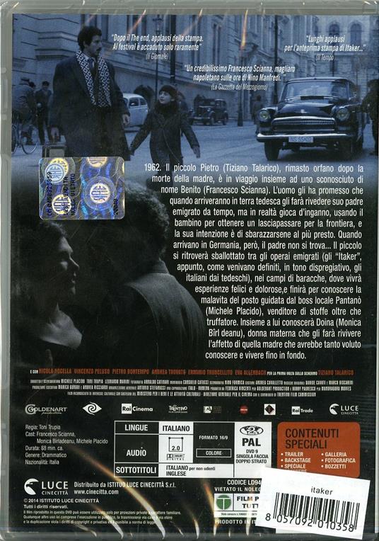 Itaker. Vietato agli italiani di Toni Trupia - DVD - 2