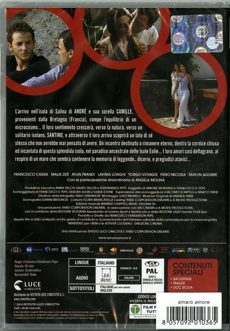 Amaro Amore di Francesco H. Pepe - DVD - 2