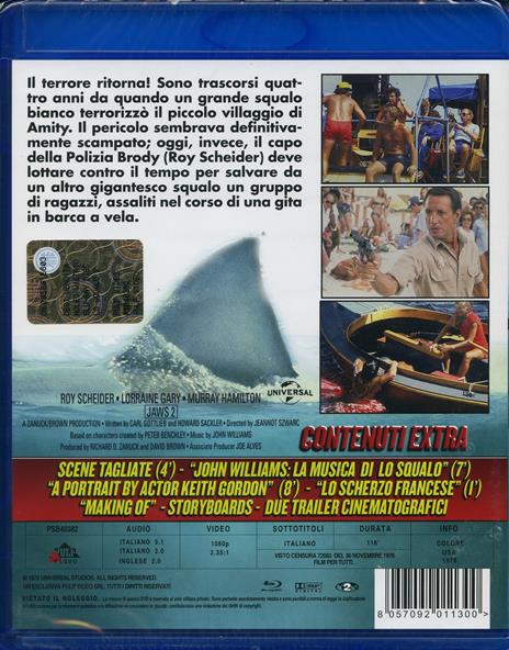 Lo squalo 2 di Jeannot Szwarc - Blu-ray - 2
