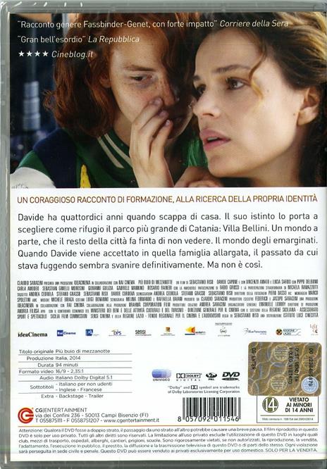 Più buio di mezzanotte di Sebastiano Riso - DVD - 2