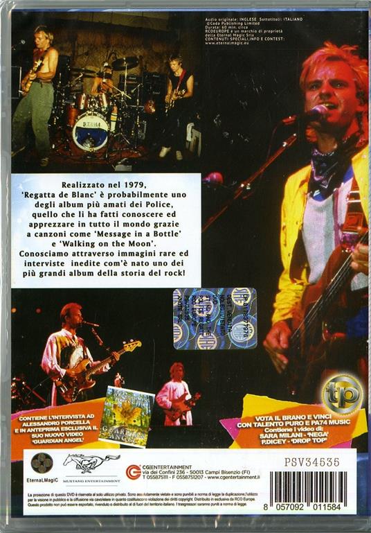 Sting & The Police. Regatta De Blanc. The Essential Albums of All Time - DVD - 2