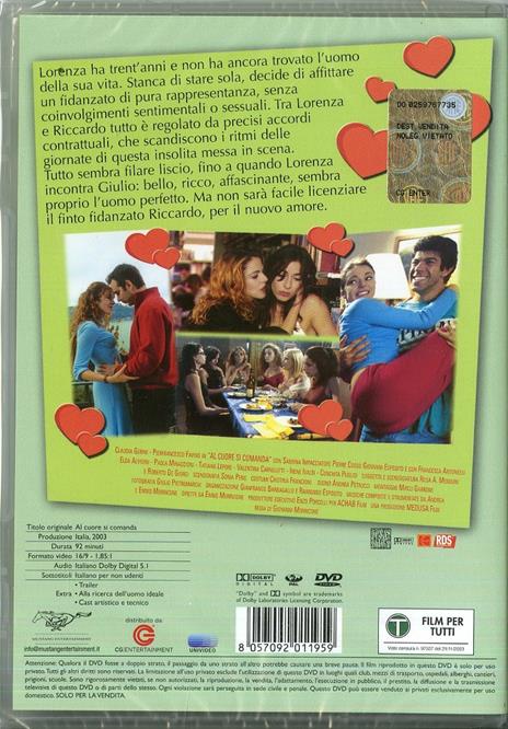 Al cuore si comanda di Giovanni Morricone - DVD - 2