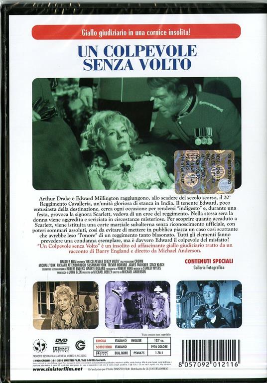 Un colpevole senza volto di Michael Anderson - DVD - 2