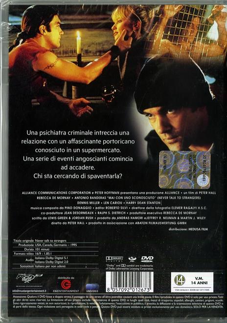 Mai con uno sconosciuto di Peter Hall - DVD - 2