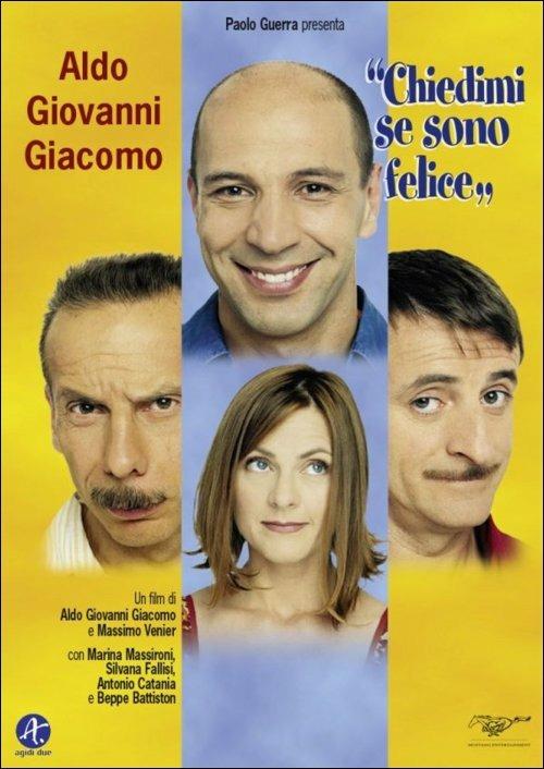 Chiedimi se sono felice di Giovanni Storti,Aldo Baglio,Giacomo Poretti,Massimo Venier - DVD