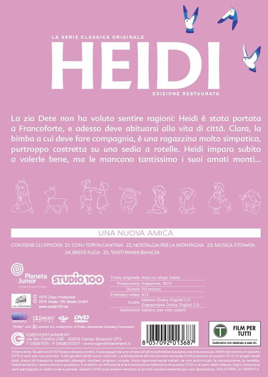 Heidi. Vol. 5. Una nuova amica di Isao Takahata - DVD - 2