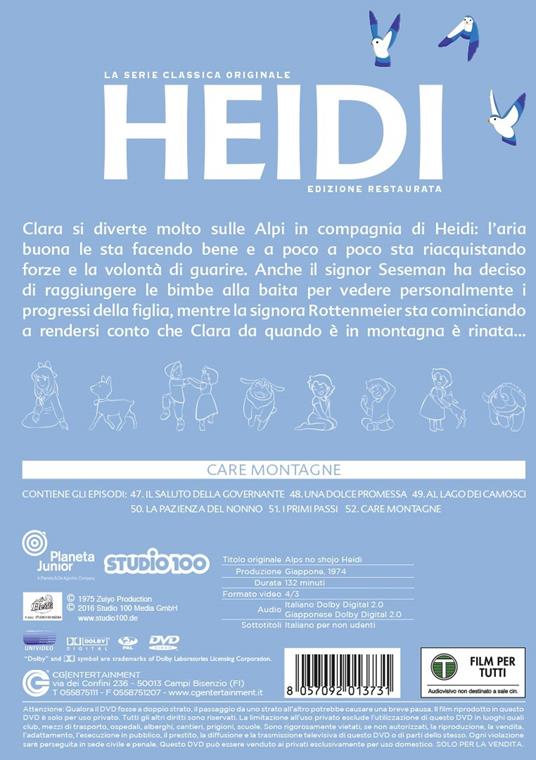 Heidi. Vol. 10. Care montagne di Isao Takahata - DVD - 2