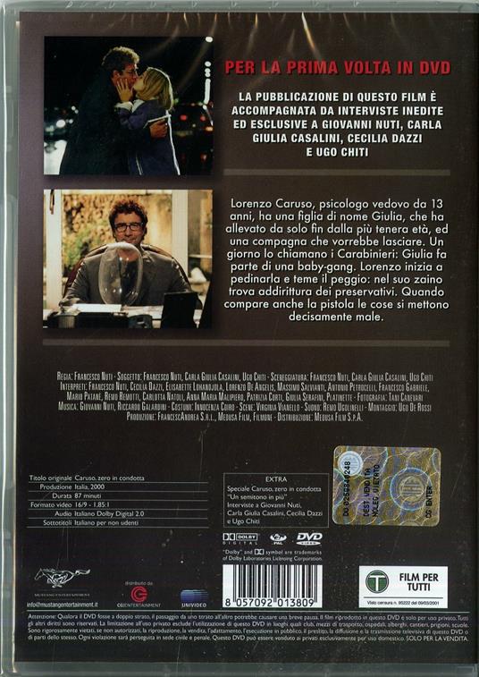 Caruso, zero in condotta di Francesco Nuti - DVD - 2
