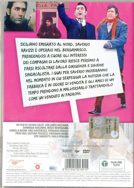 Il sindacalista di Luciano Salce - DVD - 2