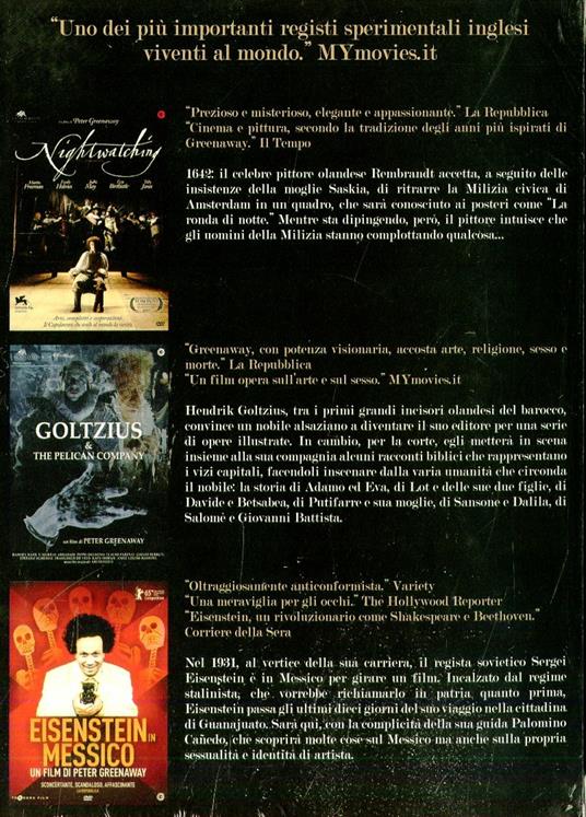 Peter Greenaway (3 DVD) di Peter Greenaway - 2