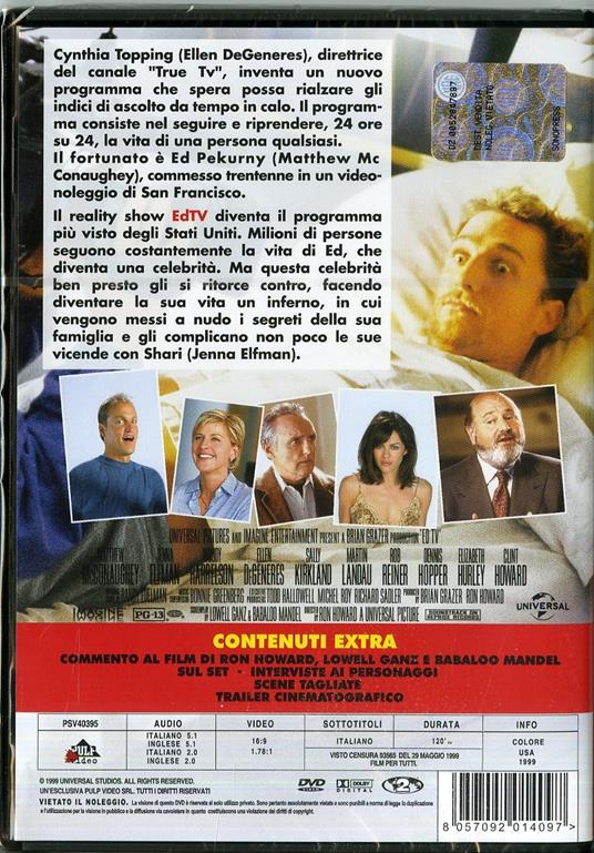 Ed TV di Ron Howard - DVD - 2