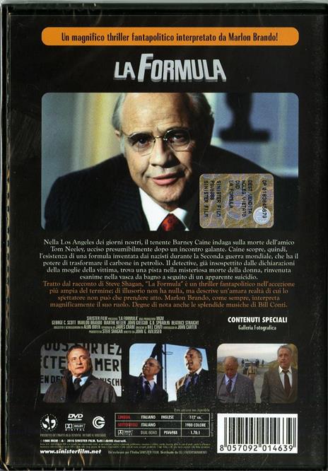 La formula di John C. Avildsen - DVD - 2