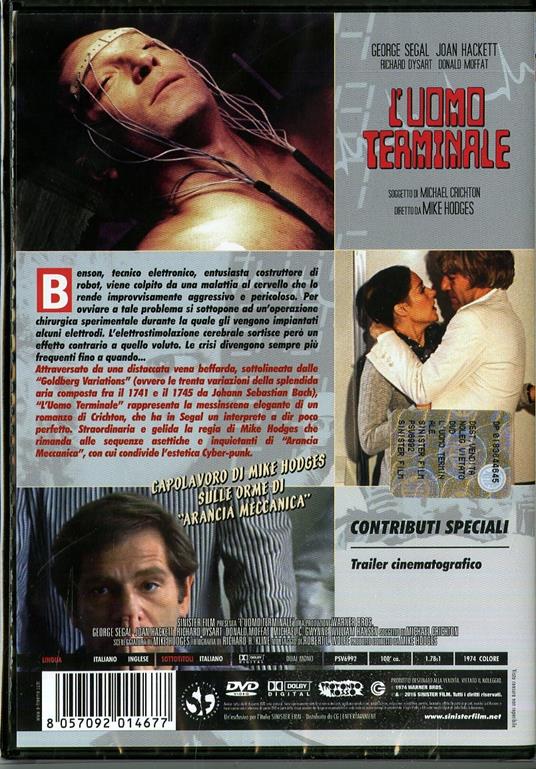 L' uomo terminale di Mike Hodges - DVD - 2