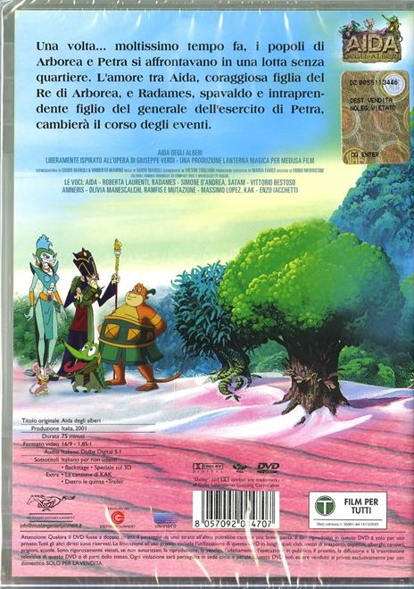 Aida degli alberi di Guido Manuli - DVD - 2