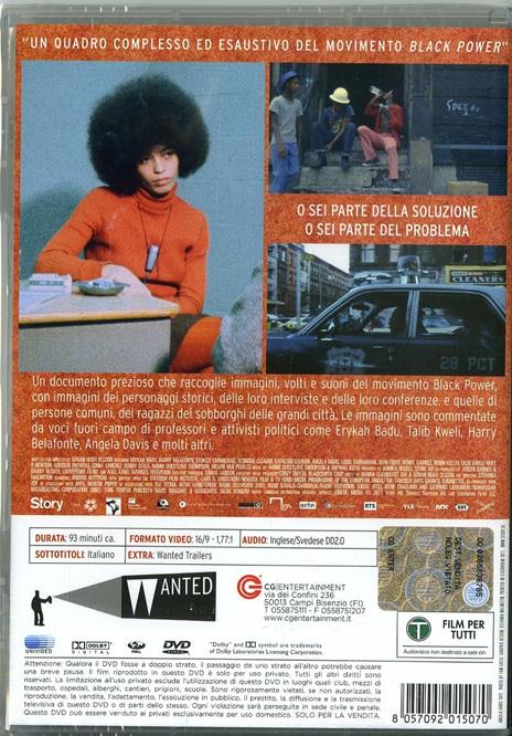 The Black Power Mixtape 1967-1975 di Göran Olsson - DVD - 2