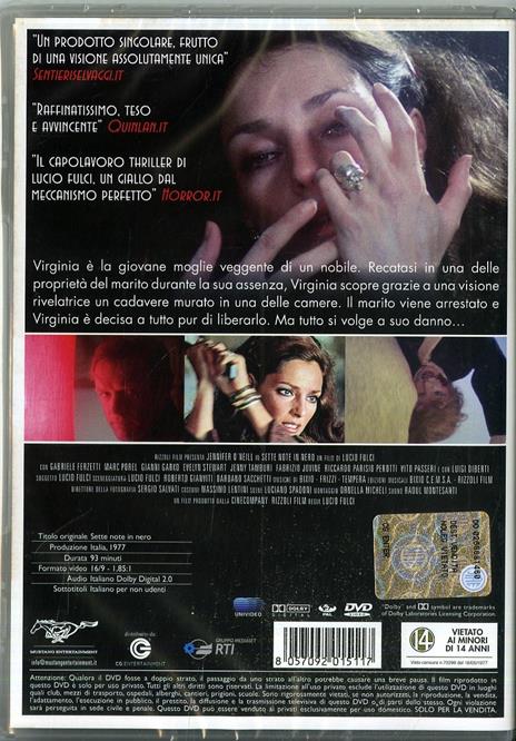 Sette note in nero di Lucio Fulci - DVD - 2