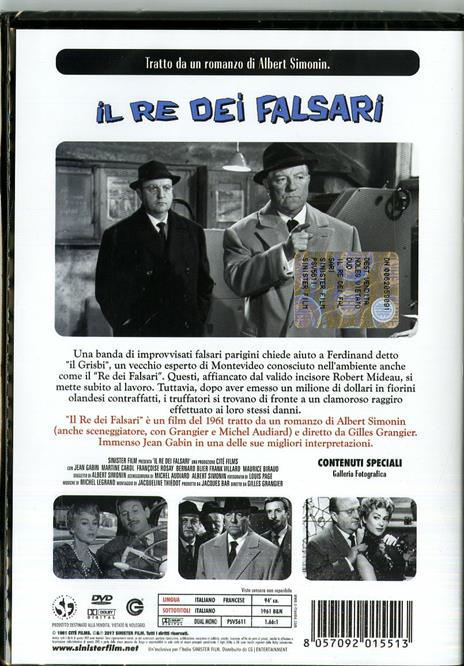 Il re dei falsari di Gilles Grangier - DVD - 2