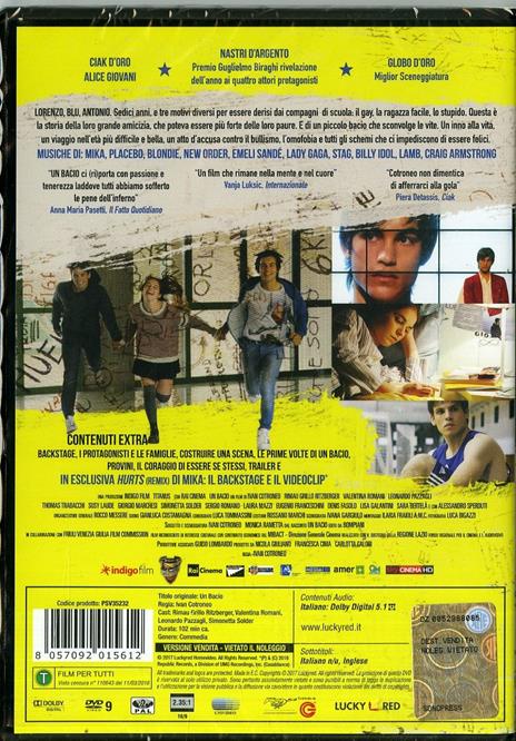 Un bacio (DVD) di Ivan Cotroneo - DVD - 7