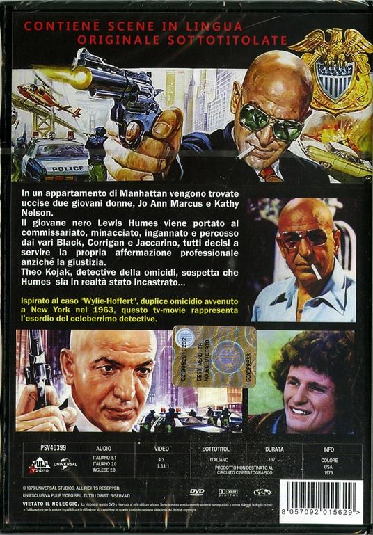 Tenente Kojak, il caso Nelson è suo di Joseph Sargent - DVD - 2