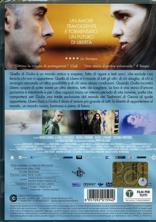 La ragazza del mondo (DVD) di Marco Danieli - DVD - 2