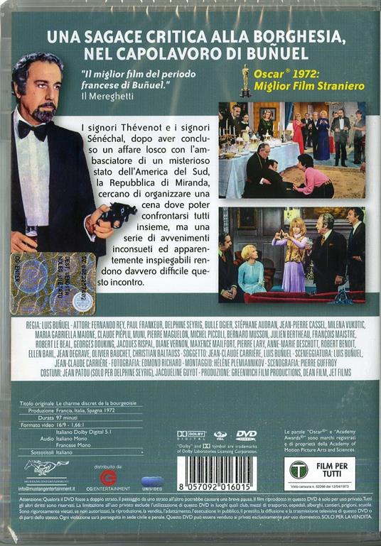 Il fascino discreto della borghesia (DVD) di Luis Buñuel - DVD - 2