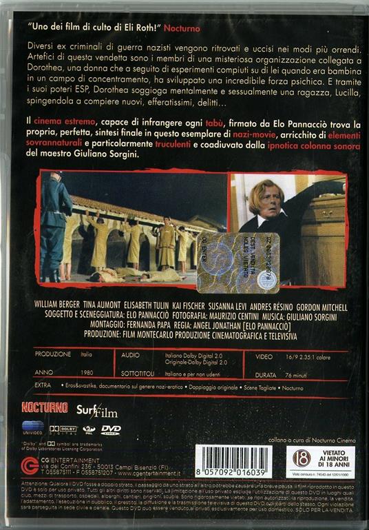 Holocaust 2. I ricordi, i deliri, la vendetta (DVD) di Elo Pannacciò - DVD - 2