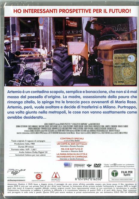 Il ragazzo di campagna (DVD) di Pipolo,Franco Castellano - DVD - 2