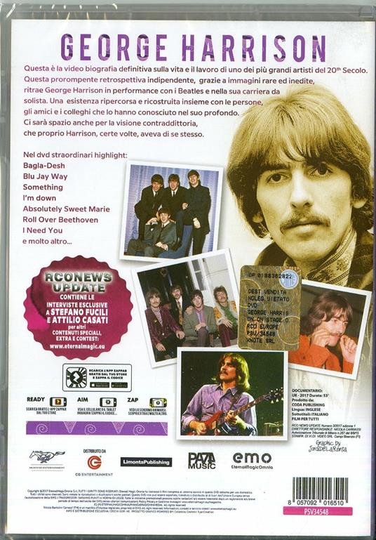 George Harrison. On Stage, On Record, On Film (DVD) - DVD - 2