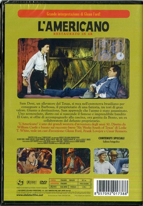 L' Americano di William Castle - DVD - 2