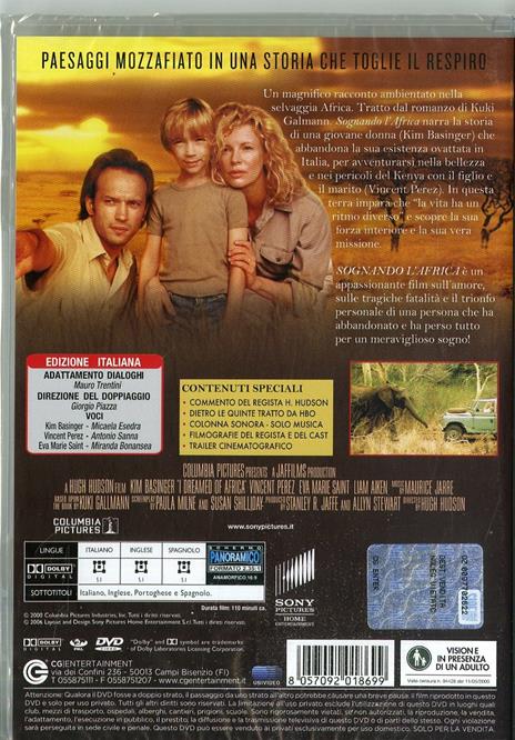 Sognando l`Africa (DVD) di Hugh Hudson - DVD - 7