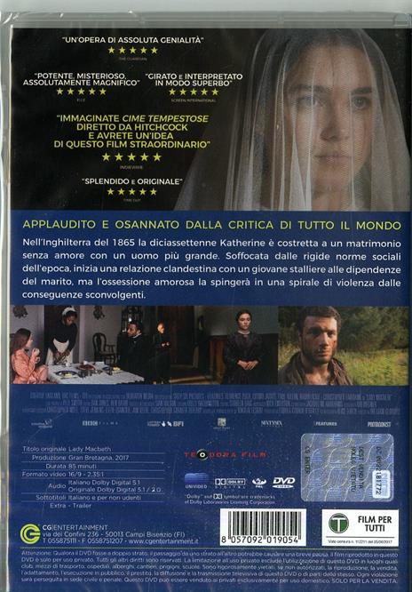 Lady Macbeth (DVD) di William Oldroyd - DVD - 7