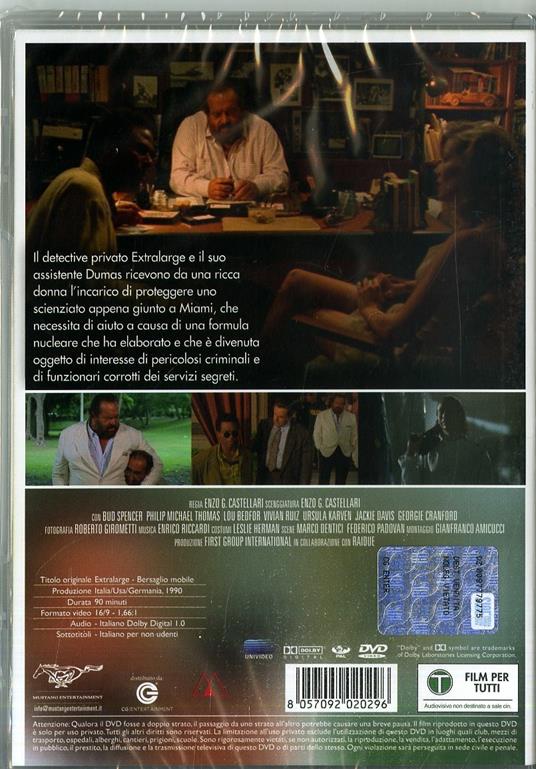 Detective Extralarge. Bersaglio mobile (DVD) di Enzo G. Castellari - DVD - 2