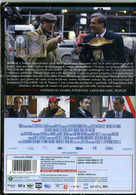 L' incredibile vita di Norman (DVD) di Joseph Cedar - DVD - 6
