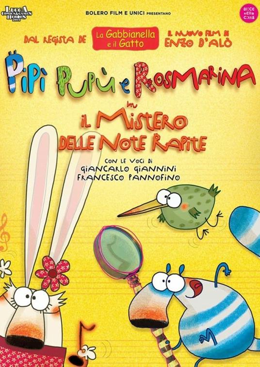 Pipì, Pupù e Rosmarina in "Il mistero delle note sparite" (DVD) di Enzo D'Alò - DVD