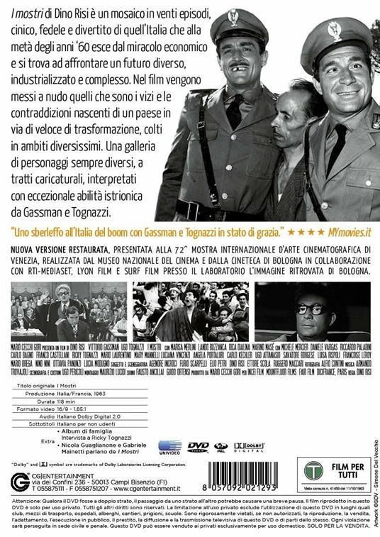 I mostri. Nuova edizione (DVD) di Dino Risi - DVD - 6