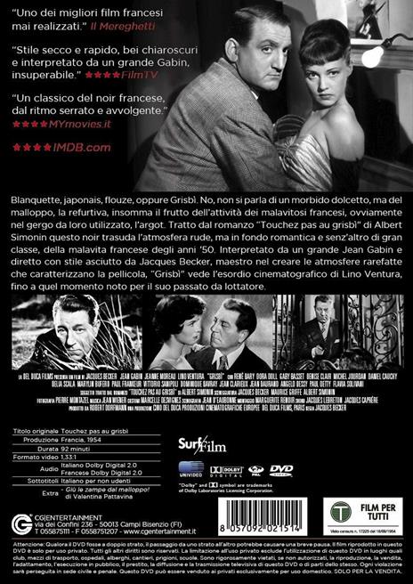 Grisbì (DVD) di Jacques Becker - DVD - 2