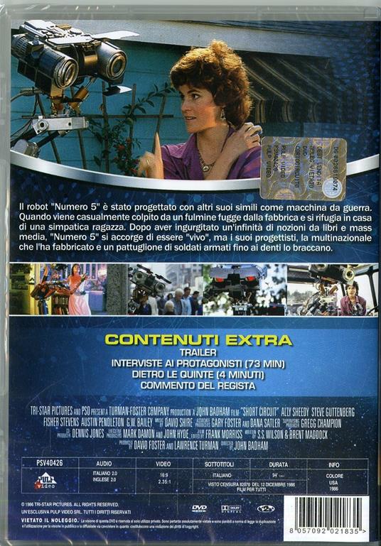 Corto circuito (DVD) di John Badham - DVD - 2