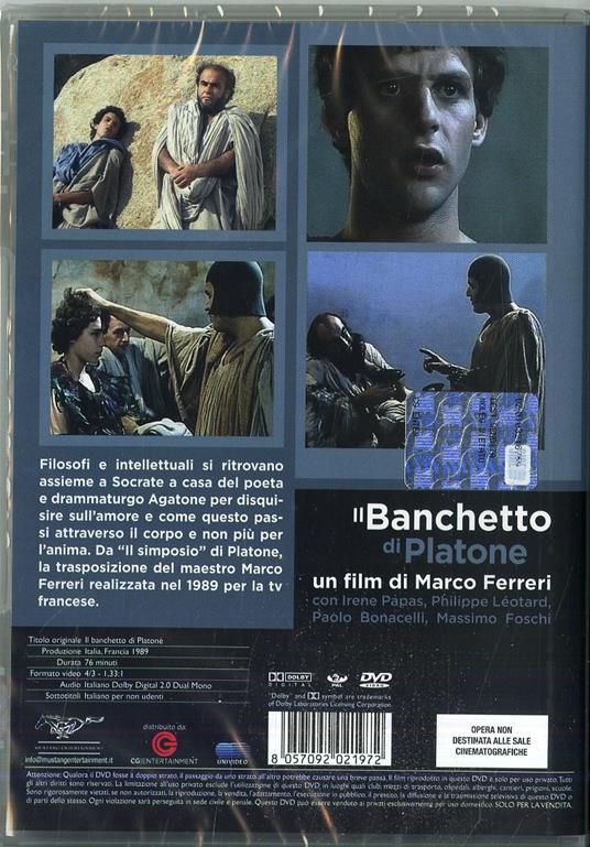 Il banchetto di Platone (DVD) DVD Film di Marco Ferreri Drammatico