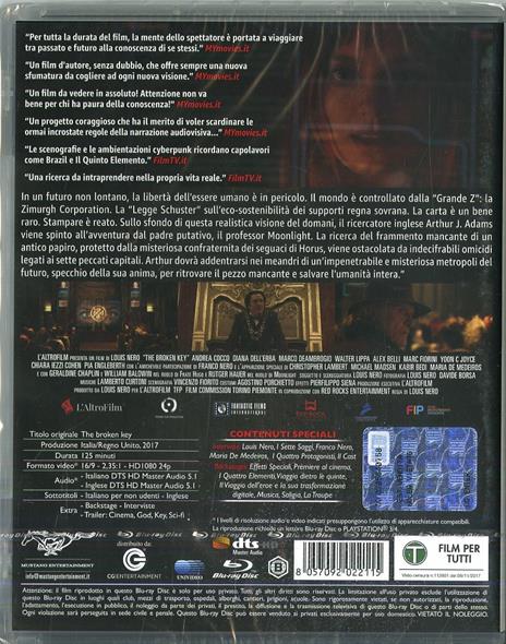The Broken Key (Blu-ray) di Louis Nero - Blu-ray - 2