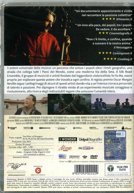 Yo-Yo Ma e i musicisti della Via della Seta (DVD) di Morgan Neville - DVD - 2