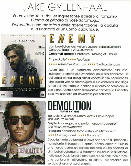 Cofanetto Jake Gyllenhaal (2 Blu-ray) di Denis Villeneuve,Jean-Marc Vallée - 2
