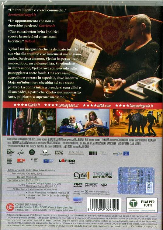 The Constitution. Due insolite storie d'amore (DVD) di Rajko Grlic - DVD - 2