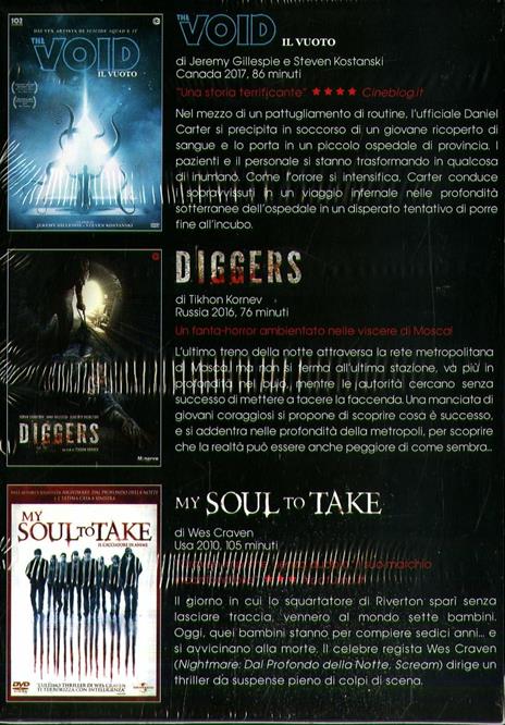 Cofanetto Horror Mania (3 DVD) di Wes Craven,Jeremy Gillespie,Steven Kostanski,Tikhon Kornev - 2