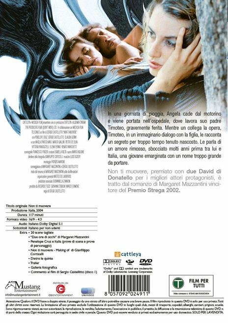 Non ti muovere (2 DVD) di Sergio Castellitto - DVD - 2
