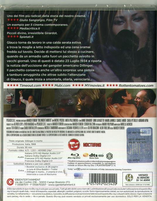 Dillinger è morto (Blu-ray) di Marco Ferreri - Blu-ray - 3