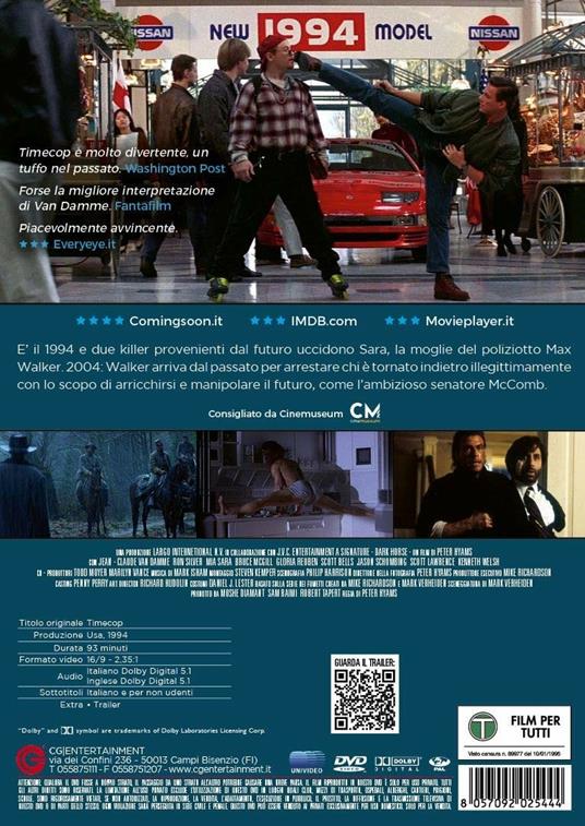 Timecop (DVD) di Peter Hyams - DVD - 2