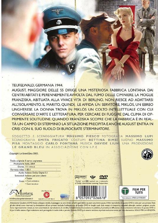 Il servo ungherese (DVD) di Massimo Piesco,Giorgio Molteni - DVD - 2